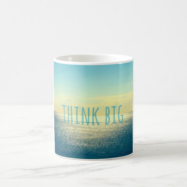 THINK BIG OCEAN PHOTO MUG (Center)