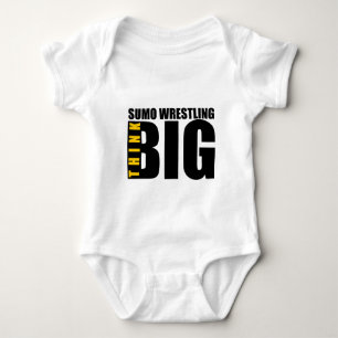 THINK BIG SUMO-WRESTLING SPORTS DESIGNS BABY BODYSUIT