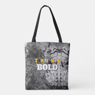 THINK BOLD Abstract Tote Bag