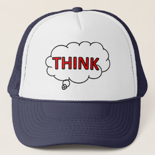 "Think" cap logo