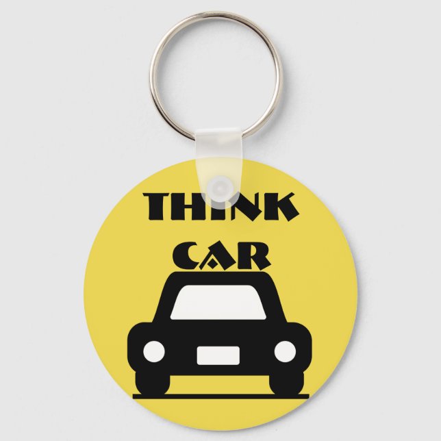 Think Car Funky Keychain (Front)