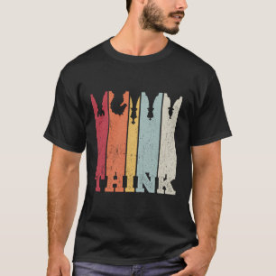 Think Chess Boardgame Best Game Chess Player Chess T-Shirt