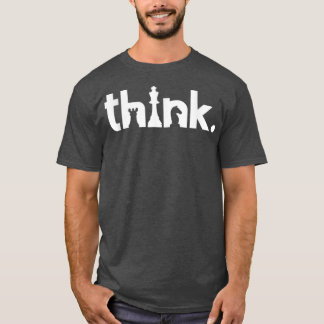 Think Chess  Matching Gambit Chess Player And T-Shirt