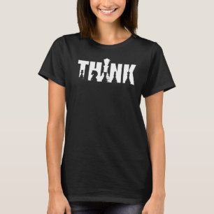 Think Chess Piece Costume Chess Chess Club T-Shirt