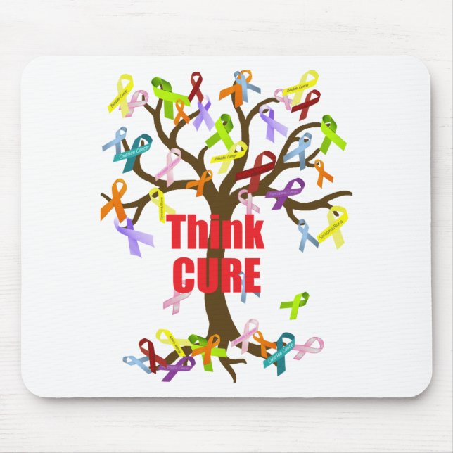 Think CURE (2).png Mouse Pad (Front)
