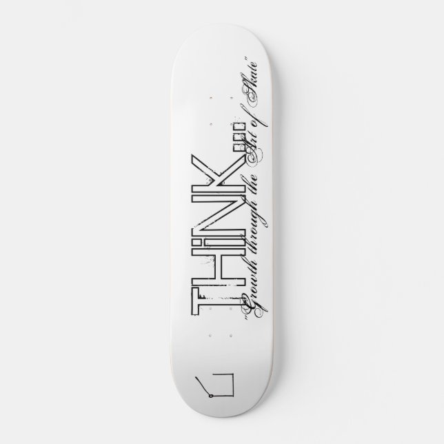 Think Deck Skateboard (Front)