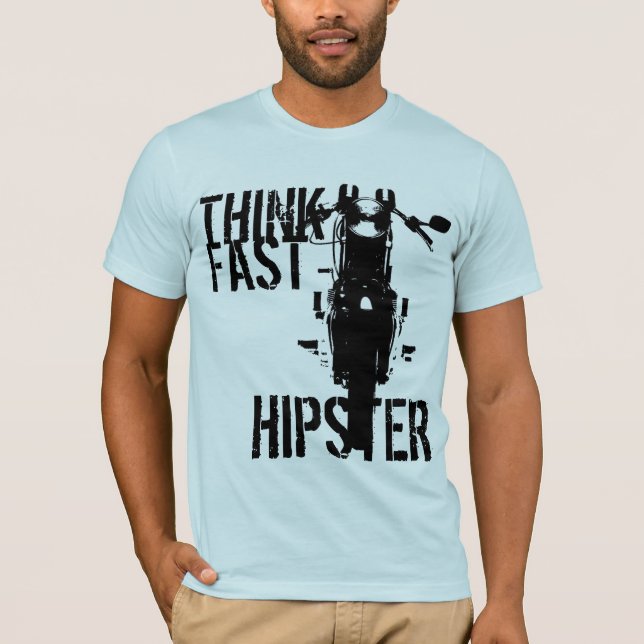 Think fast hipster T-Shirt (Front)