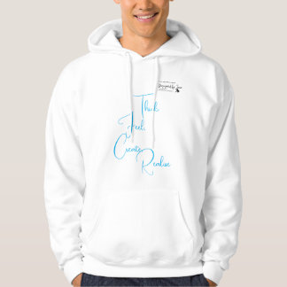 Think feel create realise BDesigned by Joan Hoodie