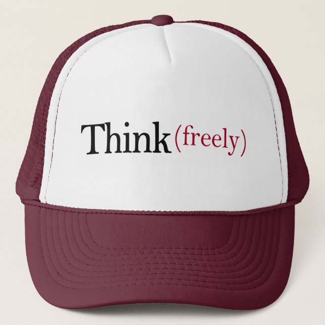 Think Freely Trucker Hat (Front)
