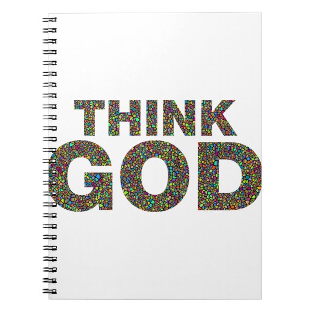 Think God Gift gift idea Notebook (Front)