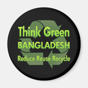 Think Green Bangladesh Magnet