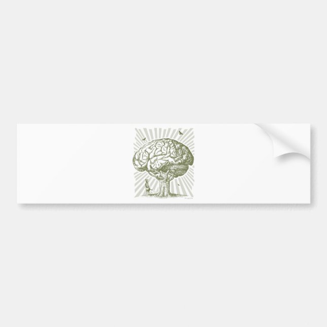Think Green Bumper Sticker (Front)