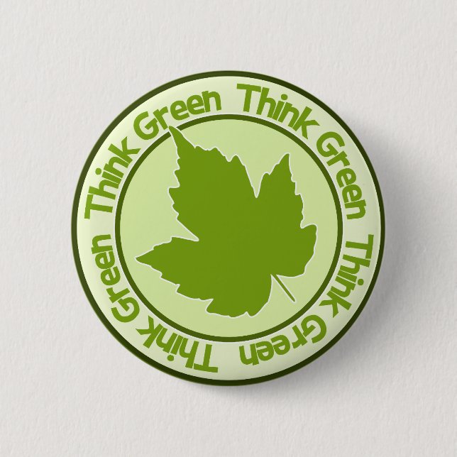 Think Green button (Front)