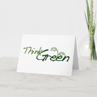 Think Green Card