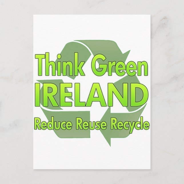 Think Green Ireland Postcard (Front)