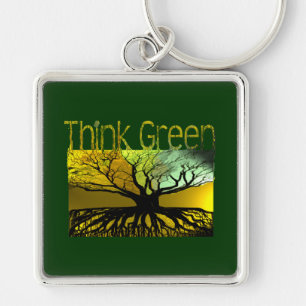 Think Green Key Ring