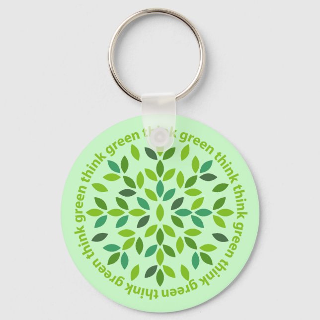 Think Green Keychain (Front)