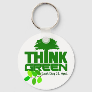Think Green keychain