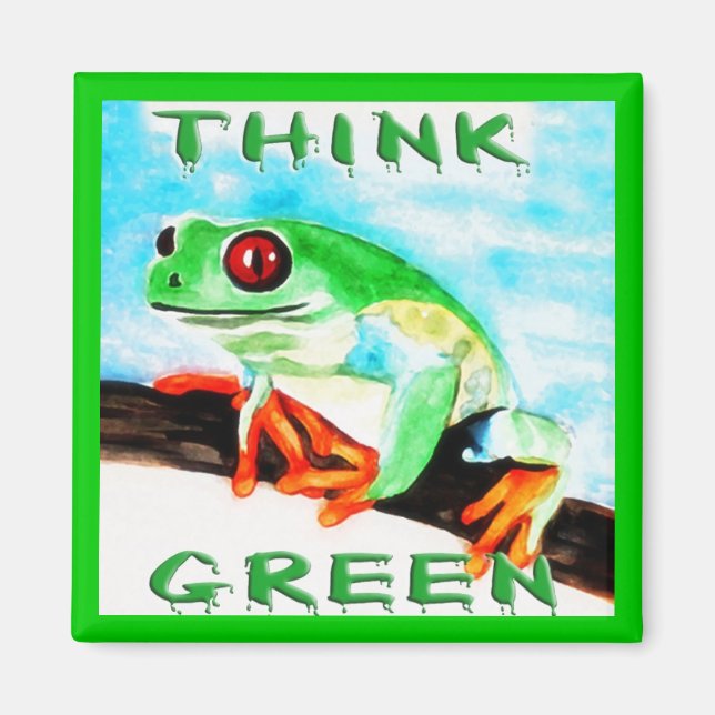think green magnet (Front)