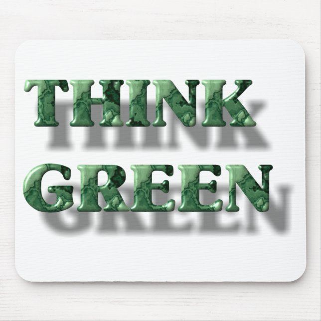Think Green Mouse Pad (Front)