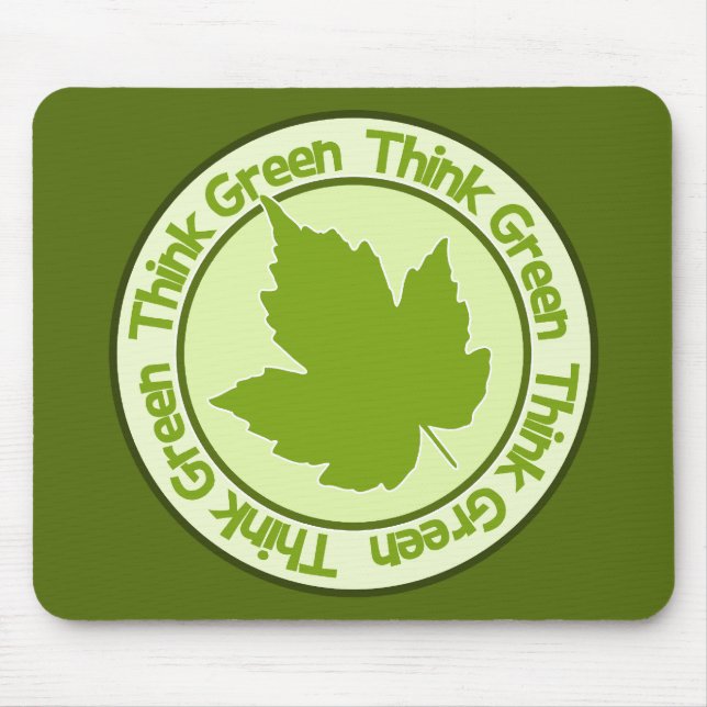 Think Green mousepad (Front)