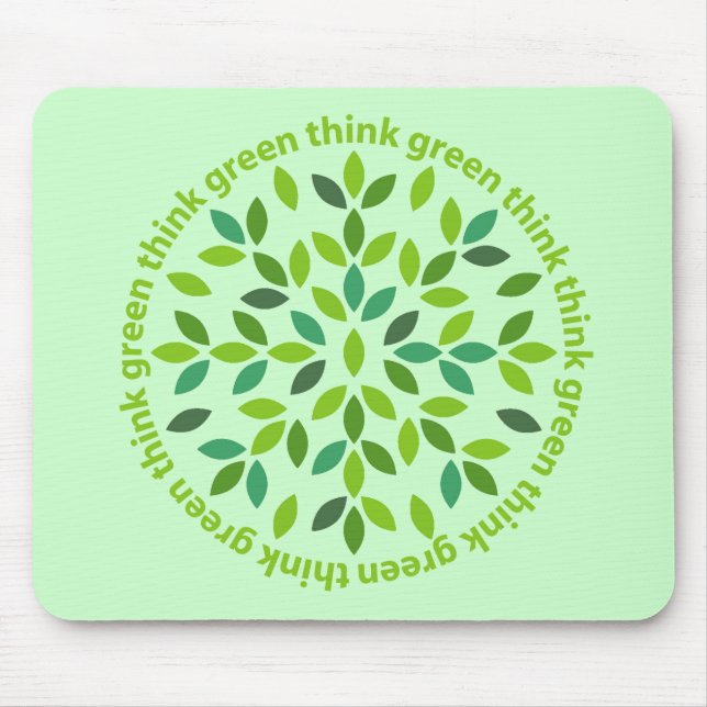Think Green Mousepad (Front)