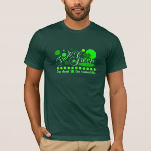 Think Green shirt - choose style & colour