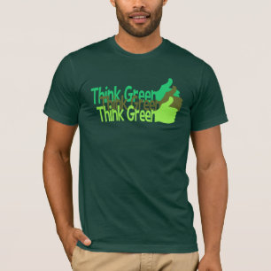 Think Green shirt - choose style & colour