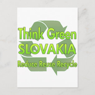 Think Green Slovakia Postcard