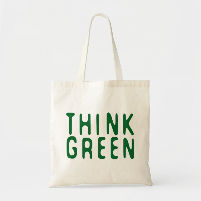 Think Green Tote Bag (Front)