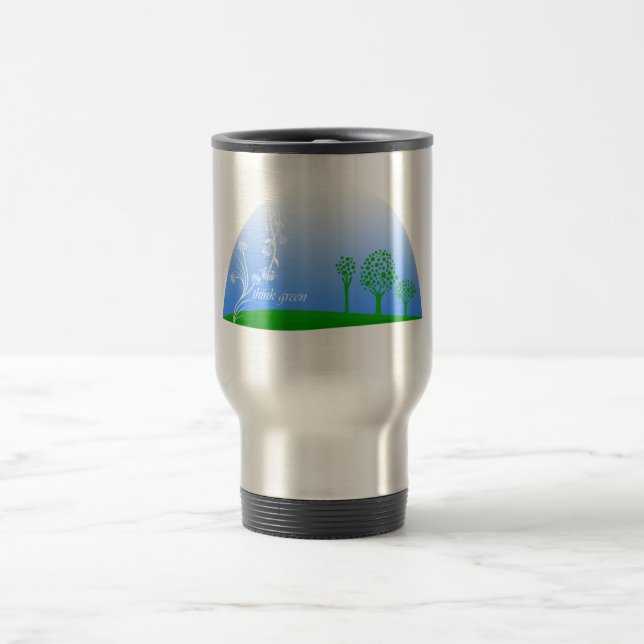 Think Green Travel Mug (Center)