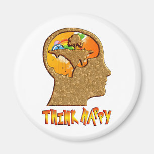 Think Happy Magnet