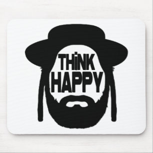 Think Happy Mouse Pad