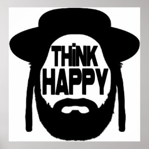 Think Happy Poster