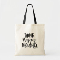 THINK HAPPY THOUGHTS Personalised Custom
