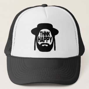 Think Happy Trucker Hat