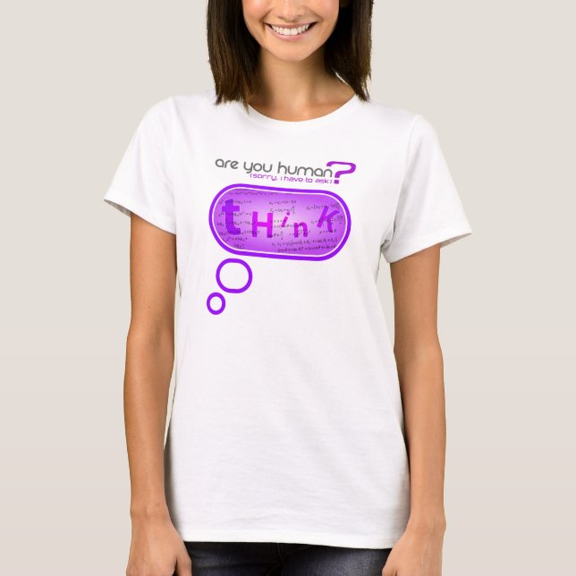 Think - Intelligent captcha shirt (Front)