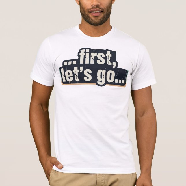 Think Less Still Overthinking Retro Typography T-Shirt (Front)