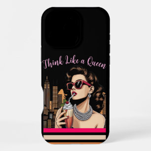 Think Like a Queen – Inspirational and Empowering iPhone 16 Pro Max Case