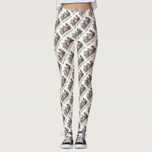 Think Like A Queen Wonderland Advice Alice Humor Leggings