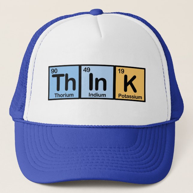 Think made of Elements Trucker Hat (Front)