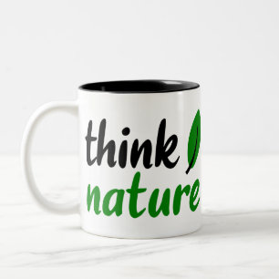 think nature Two-Tone coffee mug