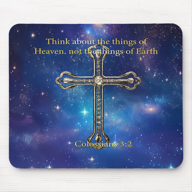 Think of Heaven Mouse Pad (Front)