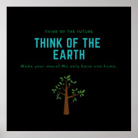 Think of the Earth save the planet stop pollution