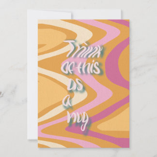 Think of this as a hug holiday card