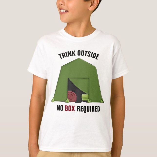 Think Outside Kids' Hanes TAGLESS® T-Shirt (Front)