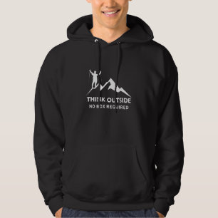 Think Outside No Box Required Hoodie
