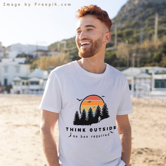 Think Outside No Box Required T-Shirt (Creator Uploaded)