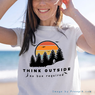 Think Outside No Box Required Tri-Blend Shirt