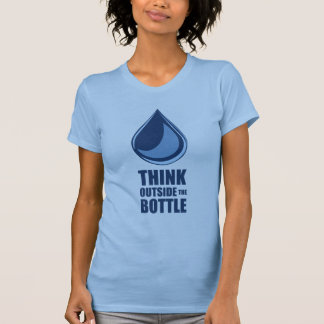 Think Outside the Bottle - Ladies Basic T-Shirt